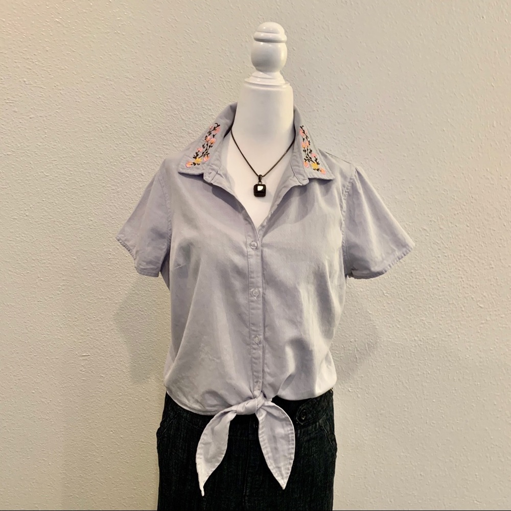 Riverdale Chambray Top